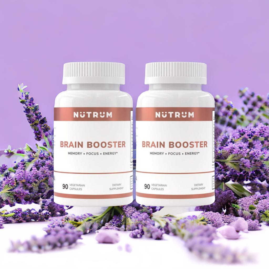 【双瓶特惠装】Brain Booster 脑力泵 (2瓶装) – 提升专注力 & 记忆力 nutrum纽康